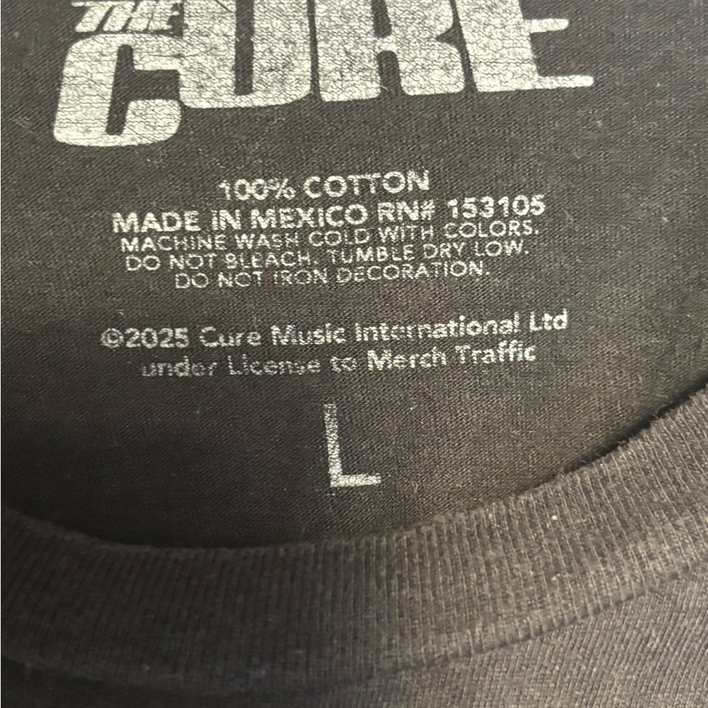 The Cure Disintegration T-Shirt Size Large Black Band Tee 2025 Merch Traffic - Picture 2 of 4
